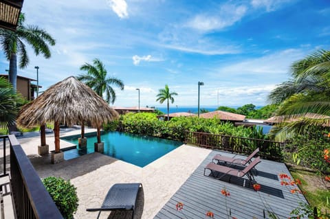 Dive into relaxation at your exclusive poolside paradise.