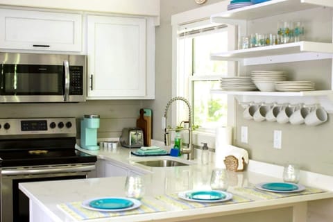 Bright and modern kitchen ready for your culinary adventures.