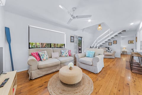 Living area with comfortable furniture