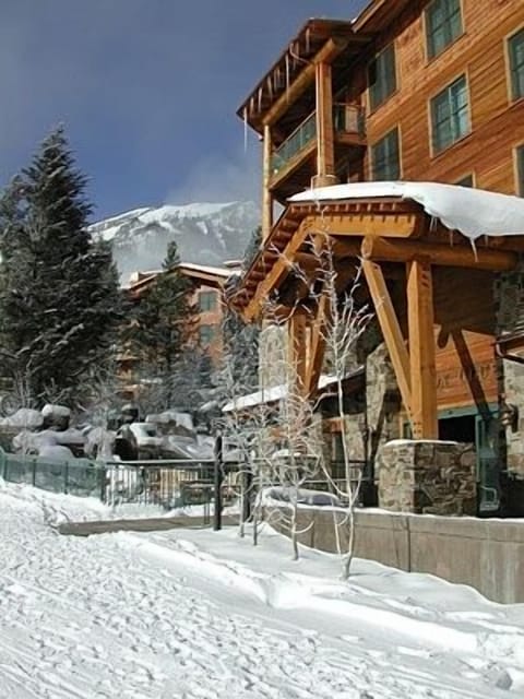 View of skiers' entrance.