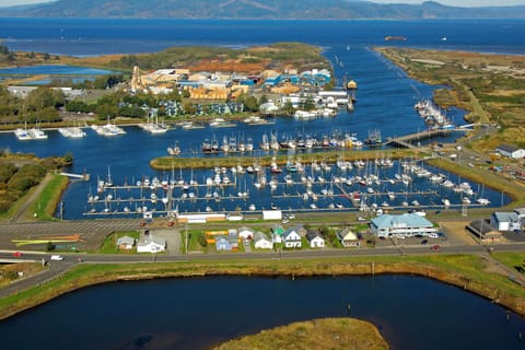 Soak in sweeping marina views and coastal serenity nearby.