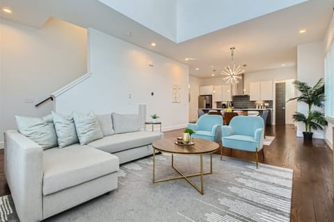 Living room features a pull out sleeper for additional guests