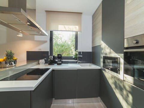 Fully equipped kitchen in a Croatia luxury villa for vacation and rent in Trogir
