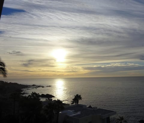 sunset over the ocean