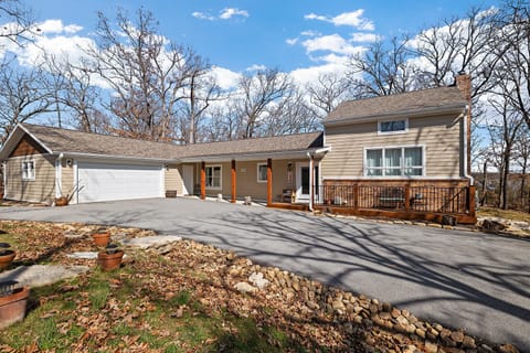 Plenty of parking. Circle driveway for easy navigation. Oversize garage.