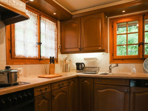 Brown, Cabinetry, Kitchen Sink, Countertop, Sink, Building, Property, Tap, Furniture, Window