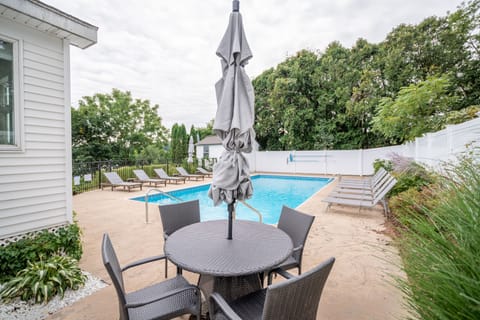 Have a snack poolside or just watch your children swim.