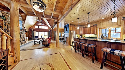 Breath taking open concept kitchen and main living area