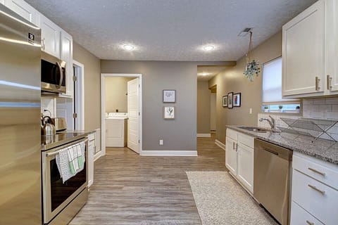 Kitchen from living room.