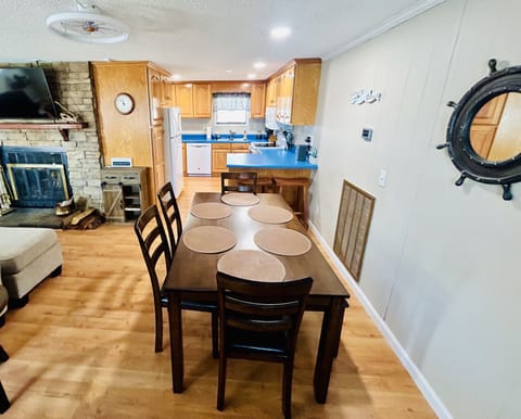 Kitchen and dining area