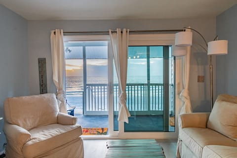 Living Room  w/ Ocean Views