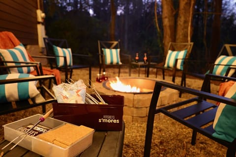 Enjoy S`mores by the New Fire Pit