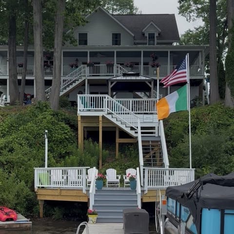 Summer House from the end of the dock. Simply...beautiful.