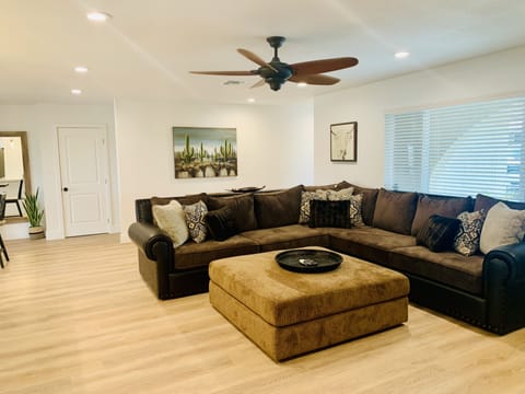 Main living area 11 ft x 11 ft Couch