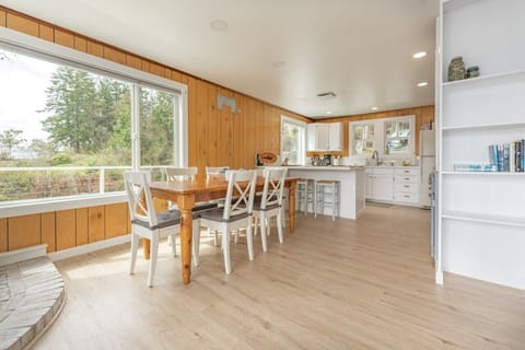 dining table with seating for six