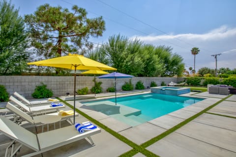 Pool with Baja Sun Shelf