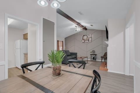 Relax in Luxury and Comfort in Our Newly Renovated Living Room.
