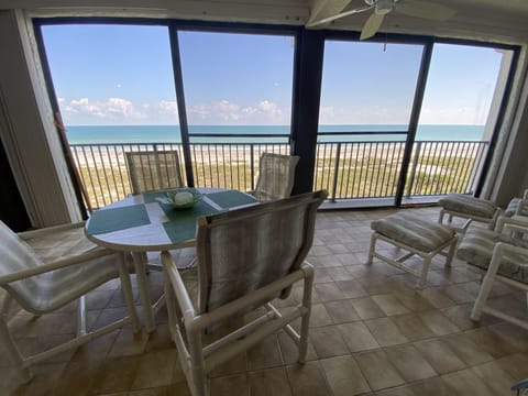 Outside Lanai with Sliding glass Doors
