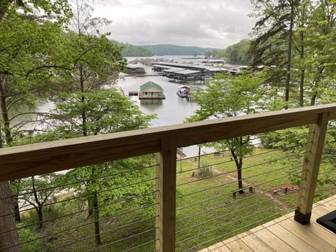 View from the top deck