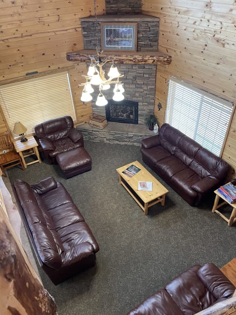 Loft view of main floor living room