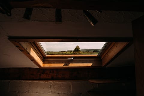 Easington Fell from single bedroom skylight