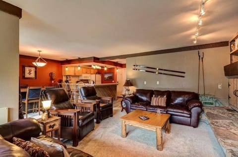 Living room and kitchen