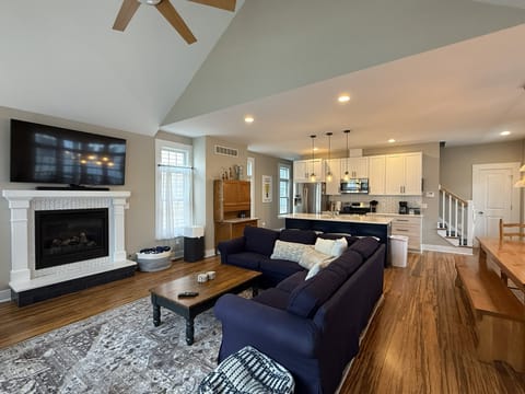 Open Living Room, Kitchen, Dining Room