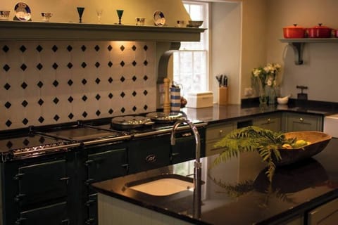 The 7-Door AGA is always on to to keep you warm and dry your wellies!