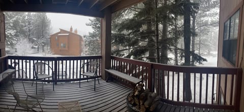 Front porch view-2 blocks from lift. 