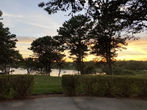 Sunset and Water Views from Rear of House