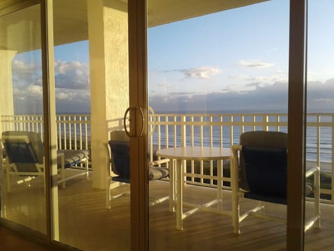 Large Balcony with Beautiful Ocean Front View