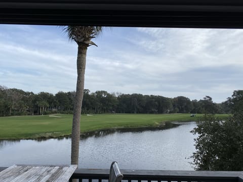Balcony view of the 18th hole