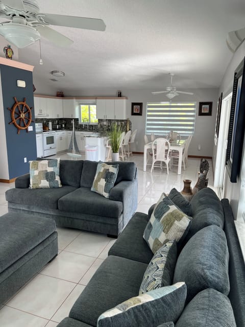 Open area (Living room, dining and kitchen)