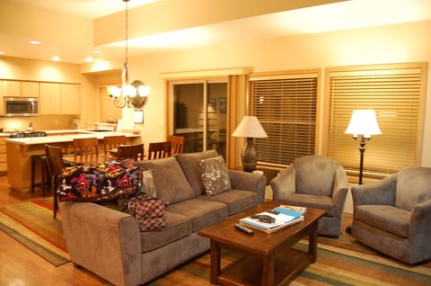 Cozy, but spacious living space.