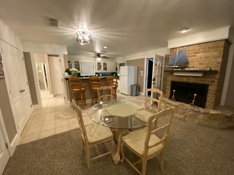 View from the private bedroom.