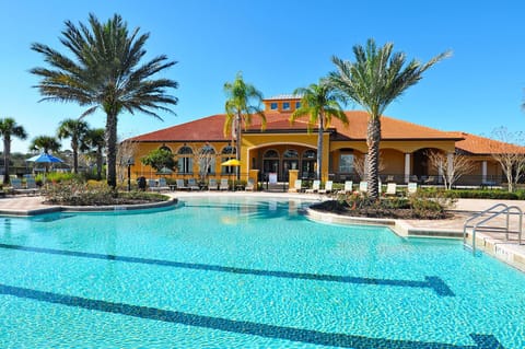Huge resort pool at the clubhouse