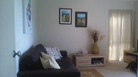 Bed settee and double bed in this room