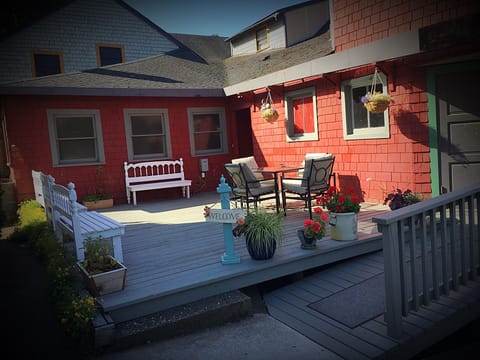 Enjoy the patio for a morning cup of coffee!