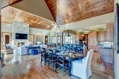 Dining room and open floor plan