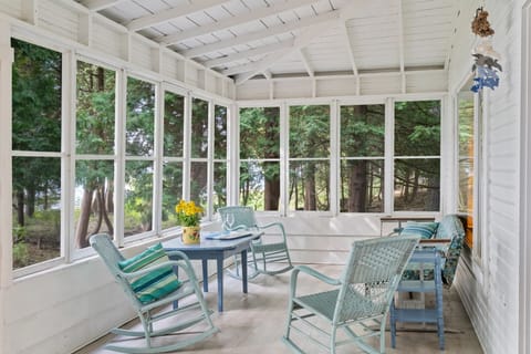 Lots of porch seating