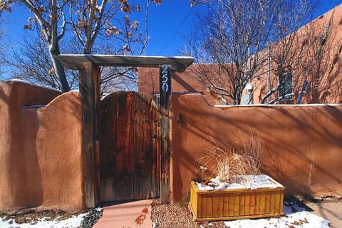 Entrance to courtyard and house