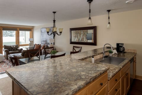 Kitchen looking into Living room