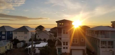 Sunrise view from the balcony!