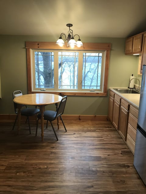 Kitchenette. Hot plates, microwave, electric griddle, crockpot available.