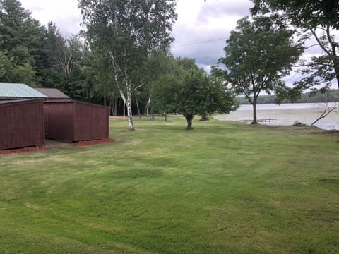 Over an acre of space and 165 feet of frontage for outdoor activities