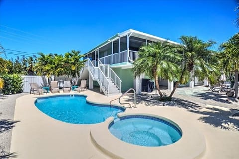 Pool and Spa and seating 