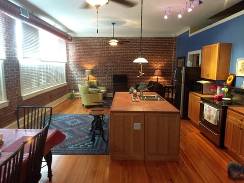 Kitchen and Family living area