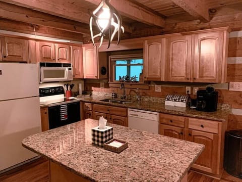 Well appointed kitchen.