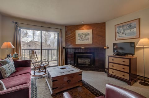 Living Area with Fireplace