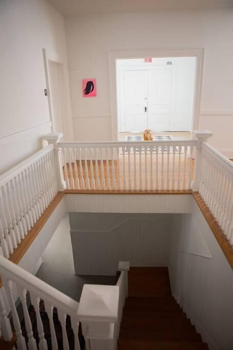 Unlike much of Bisbee, you won't have to climb any stairs to get to our building, but you will have two flights between our door and yours. We've decorated the hallways to make the experience as pleasant as possible :)